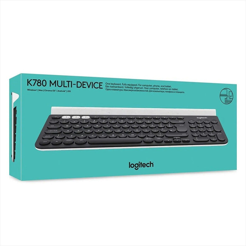 Teclado Multi-dispositivo Logitech K780, Bluetooth + 2.4ghz