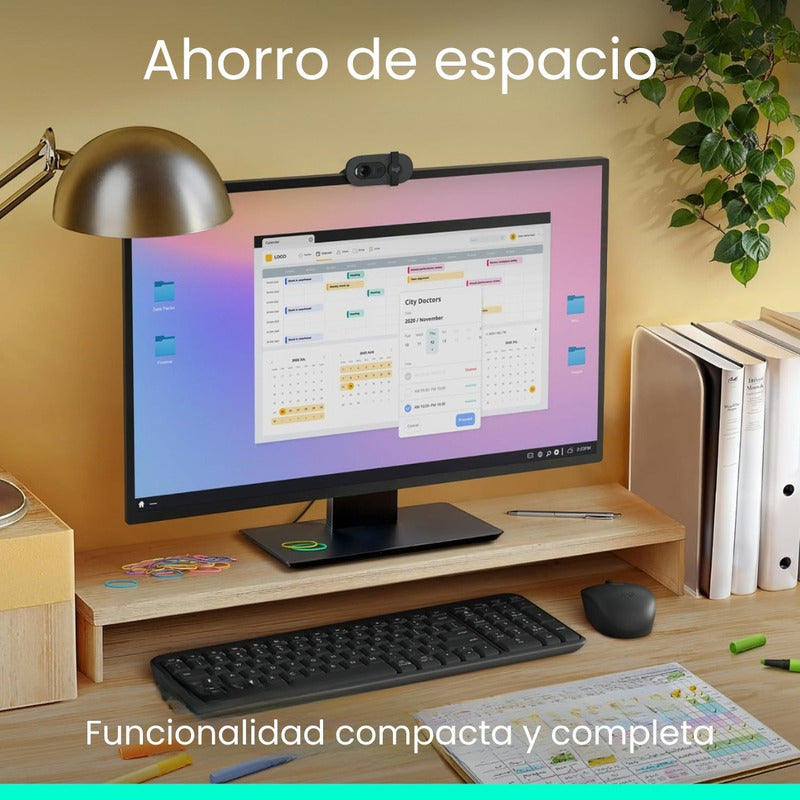 Teclado Bluetooth Inalámbrico Logitech K250 Compacto, Negro