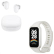 Combo Xiaomi: Pulsera Inteligente Smart Band 9 Active + Buds 6 Play, Blanco