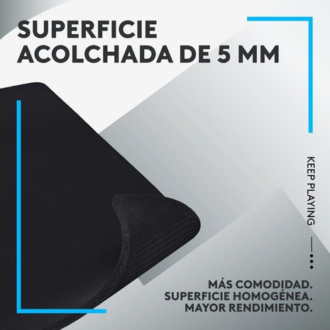 Alfombrilla Gamer Logitech G740 / Pad Mouse L, 460x400x5mm