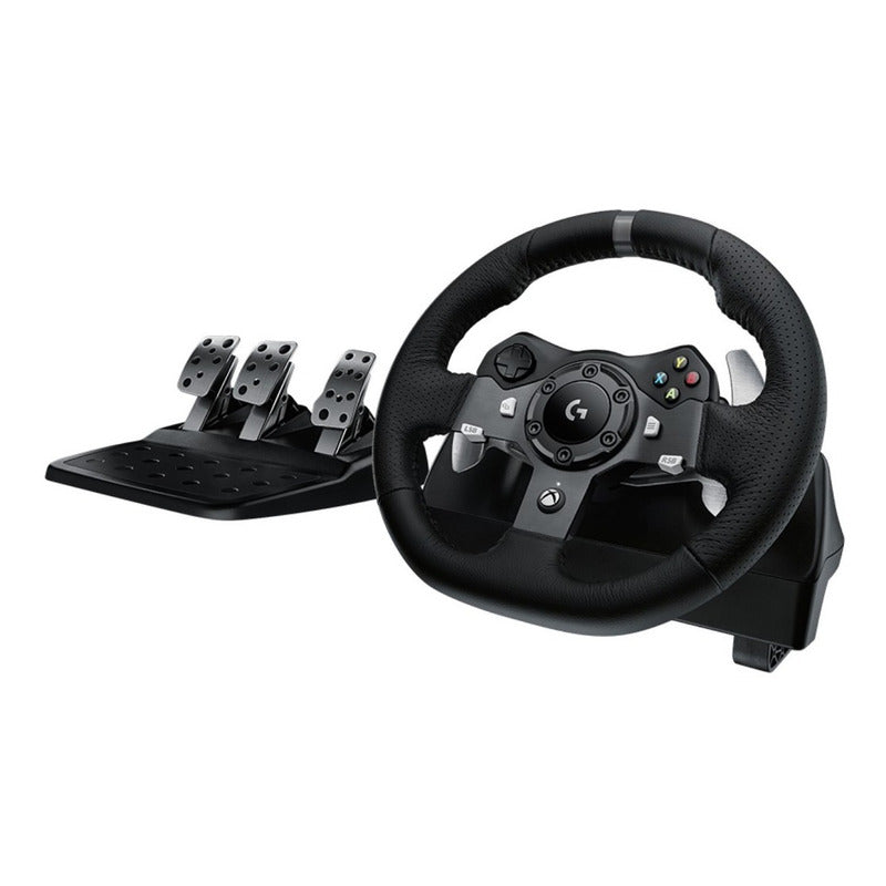 Timón Carreras Logitech G920 Driving Force Pc / Xbox X|s One Negro