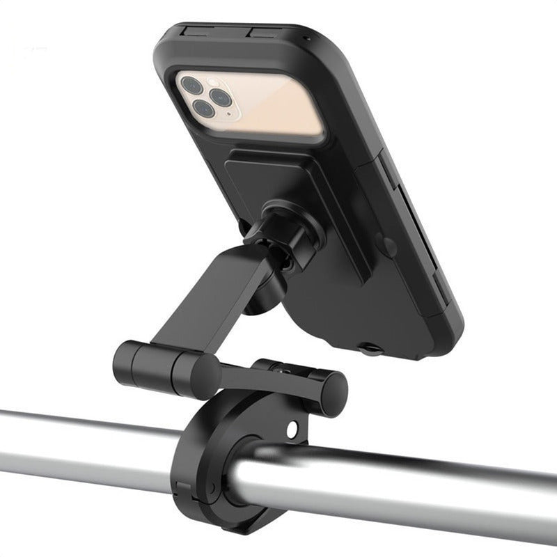 Soporte Estuche Impermeable Para Celular En Moto / Bicicleta