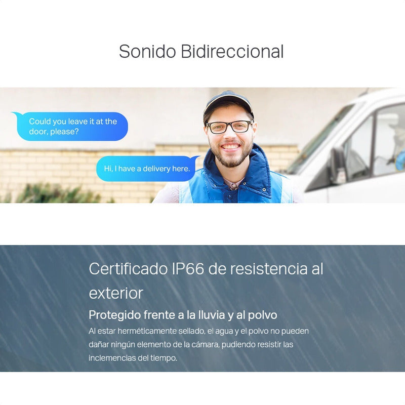 Cámara Ip Wifi Exterior 2k Color Tp-link Tapo C320ws + 64gb