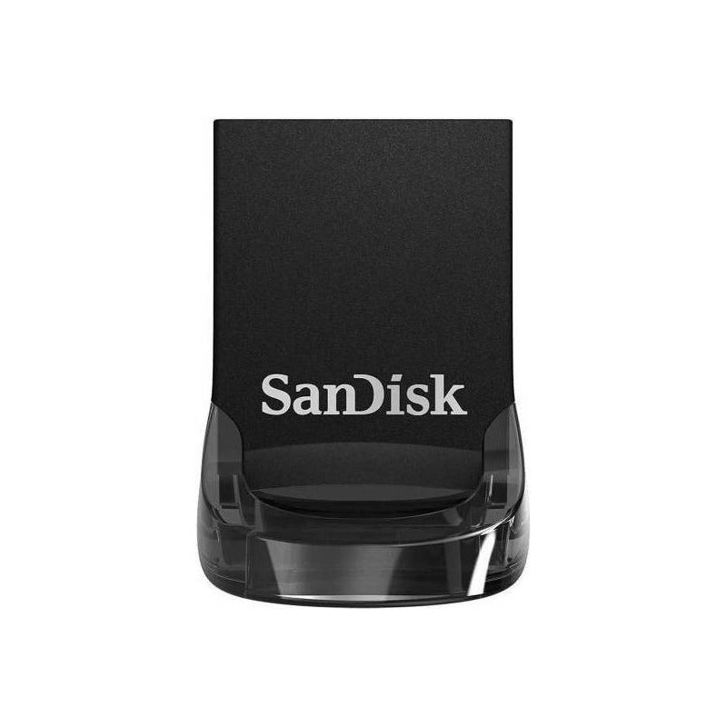 Memoria USB SanDisk Ultra Fit 128GB Diseño Compacto Plug-and-Stay USB 3.1 Gen 1 hasta 130MB/s - Negro
