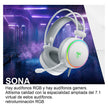 Diadema Gamer Usb T-dagger T-rgh304w Sona, Rgb / 7.1 Virtual