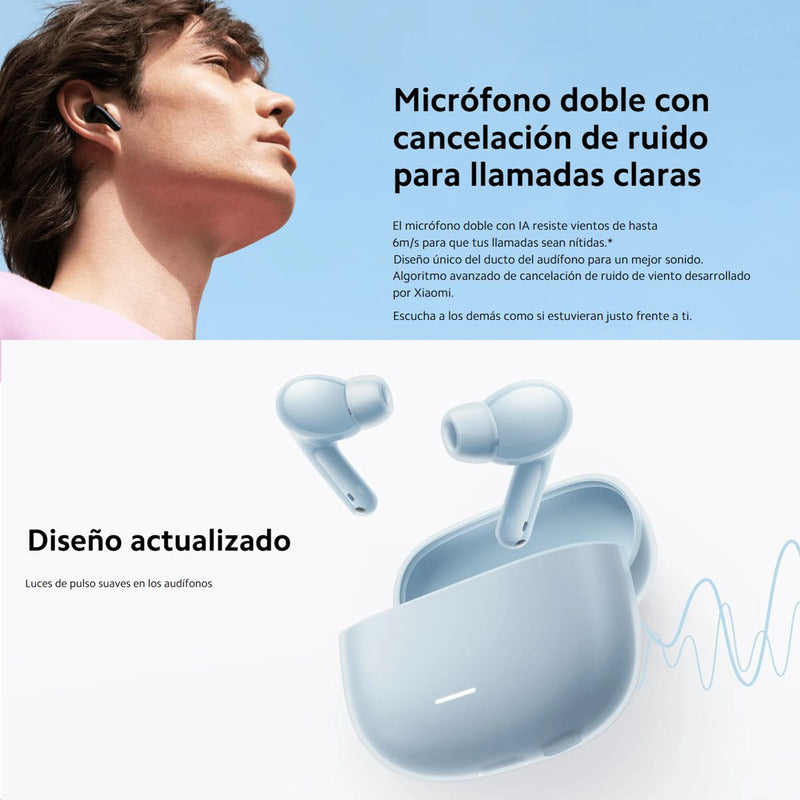 Xiaomi Redmi Buds 6 Lite Auriculares Táctil Anc Llamadas Blu