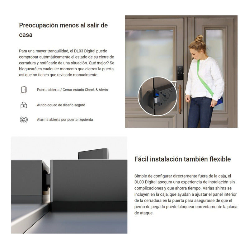 Cerradura Digital Inteligente Easy Smart Lock, Ezviz Dl03