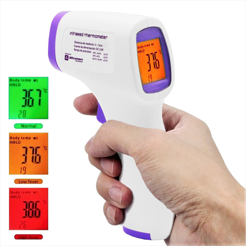 Termómetro Infrarrojo Digital 3bumen AD801 sin Contacto de Alta Precisión