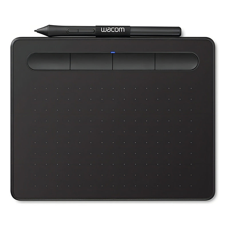 Tableta Gráfica Wacom Intuos CTL-4100 Small Lápiz 4K 4096 Niveles Presión 4 Botones USB PC Mac - Negro