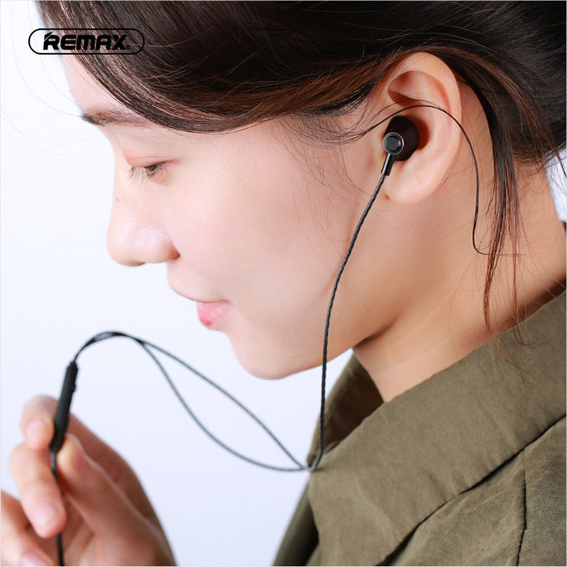 Auriculares/ Manos Libres Con Micrófono, Remax Rm-711, Negro