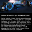 Parlante Gamer 2.1 Gx Genius Sw-g2.1 1200 / 36w Rms Led Azul Negro