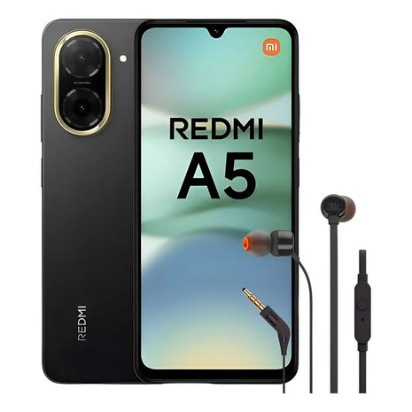 Celular Xiaomi Redmi A5 64gb/3gb Negro + Audífonos Tune 110