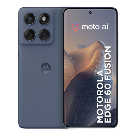 Celular Motorola Edge 60 Fusion SIM+eSIM 5G, 6.7'' 256GB/8GB IP68/IP69 5200mAh/68W, Azul