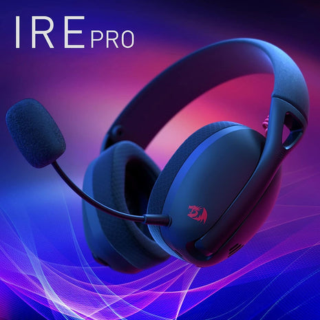 Redragon H848 Ire Pro, Diadema Gamer 2.4ghz/bt/3.5mm Pc Ps5, Negro/Rojo