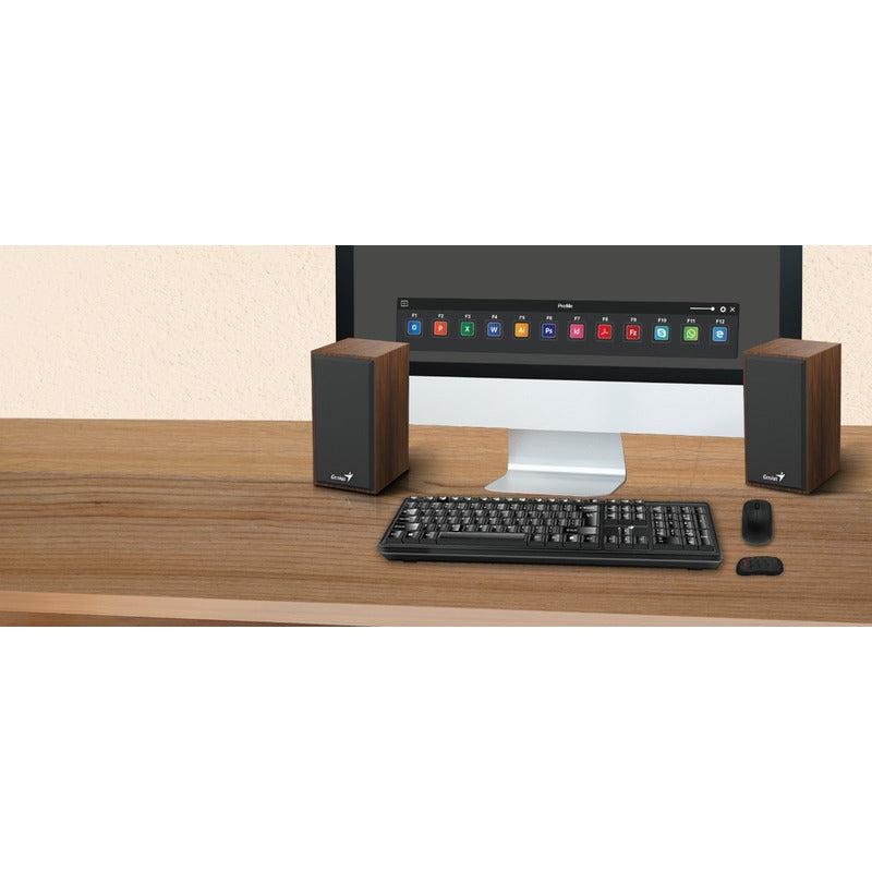 Parlantes Genius SP-HF180 2.0 USB 6W RMS para PC y Escritorio