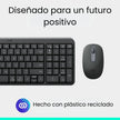 Combo Inalámbrico Bluetooth Logitech MK250 con Diseño Compacto