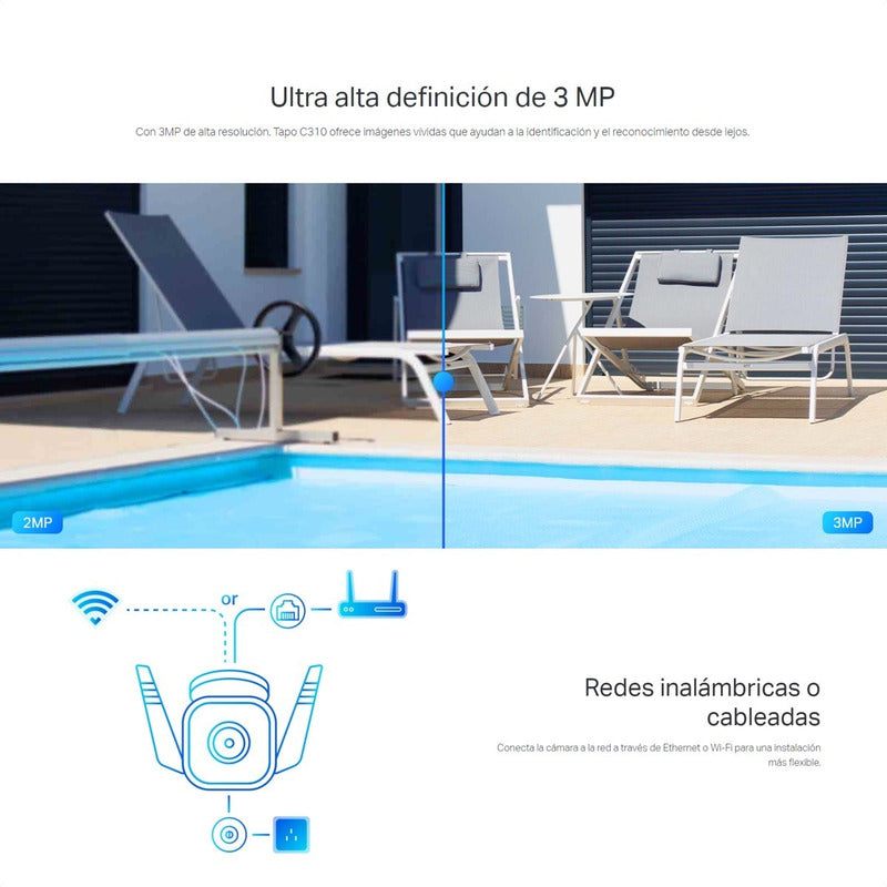 Cámara Ip Wifi Exterior Tp-link Tapo C310 + Micro Sd 256gb