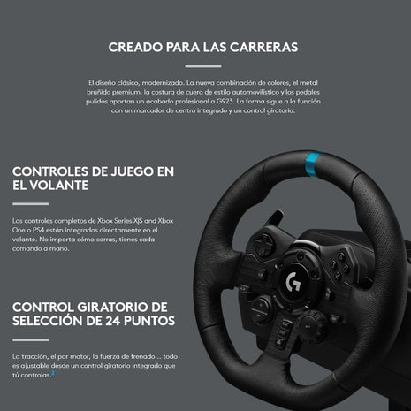 Timón Logitech G923 Para Pc / Ps5 | Ps4 + Palanca De Cambios