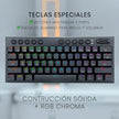 Teclado Gamer Inalámbrico Redragon Horus Mini K632 Pro Rgb Color Del Teclado Negro Idioma Inglés Us