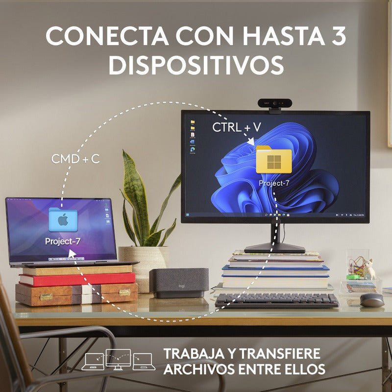Mouse Compacto Avanzado Logitech Mx Anywhere 3s - Rosado