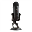 Micrófono USB Profesional Blue Yeti Multipatrón 3 Cápsulas para Gaming Streaming Podcast - Blackout