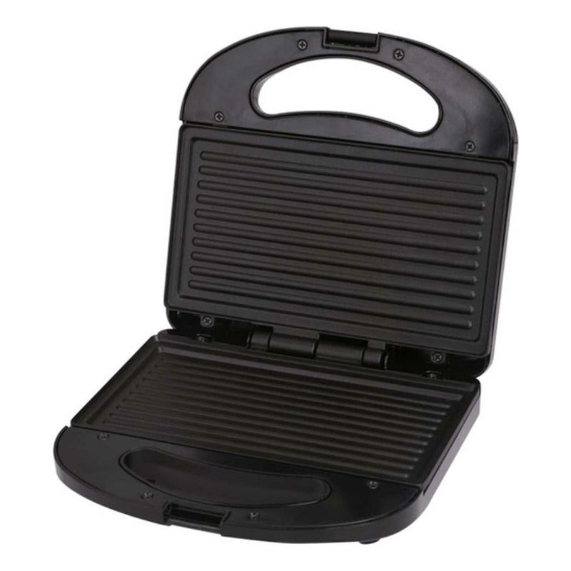 Sanduchera Panini Kalley K-smp200n Color Negro