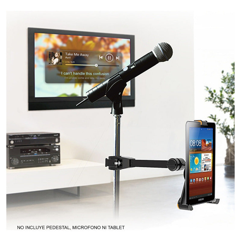 Soporte Tablet/iPad De 8.9''~10.4'' Para Pedestal Micrófono