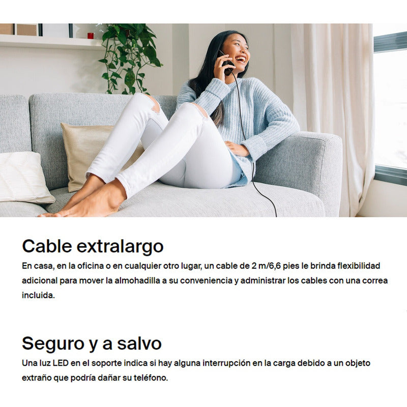 Cargador Inalámbrico Magsafe 7.5w Belkin + Cargador 20w