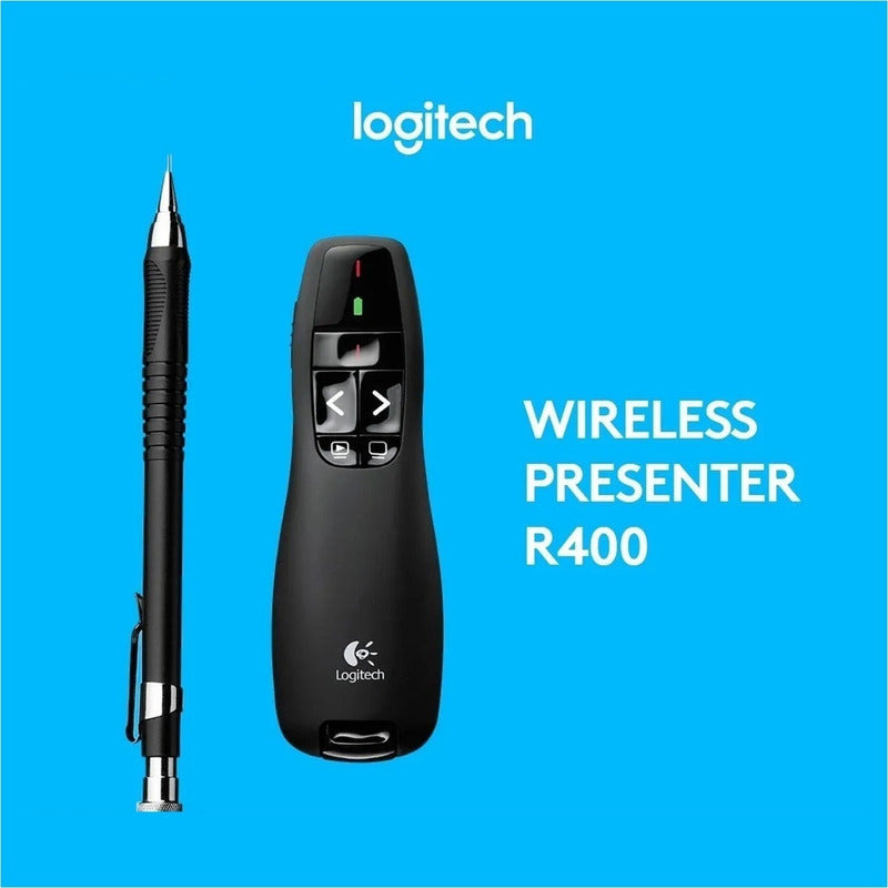 Presentador Inalámbrico Para Exposiciones · Logitech R400