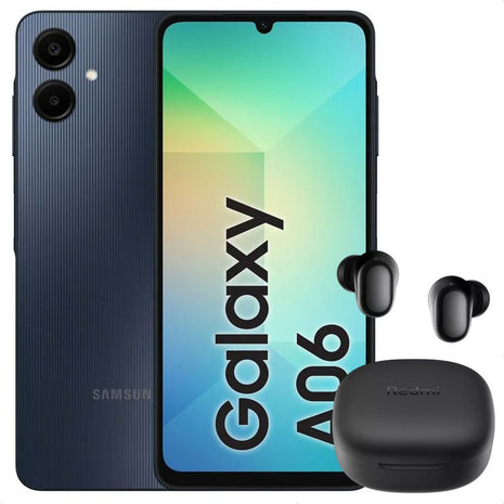 Celular Samsung Galaxy A06 128gb/4gb Black + Buds 6 Play