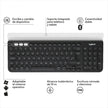 Teclado Multi-dispositivo Logitech K780, Bluetooth + 2.4ghz