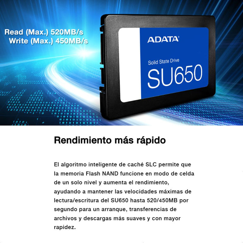 Disco Estado Solido Interno Ssd 512gb Adata Ultimate Su650
