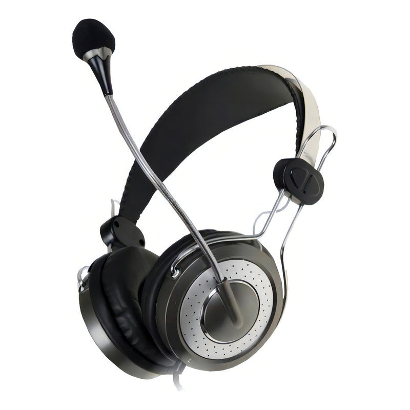 Auricular C/microfono Genius Hs-04su Pc Plug 3.5mm