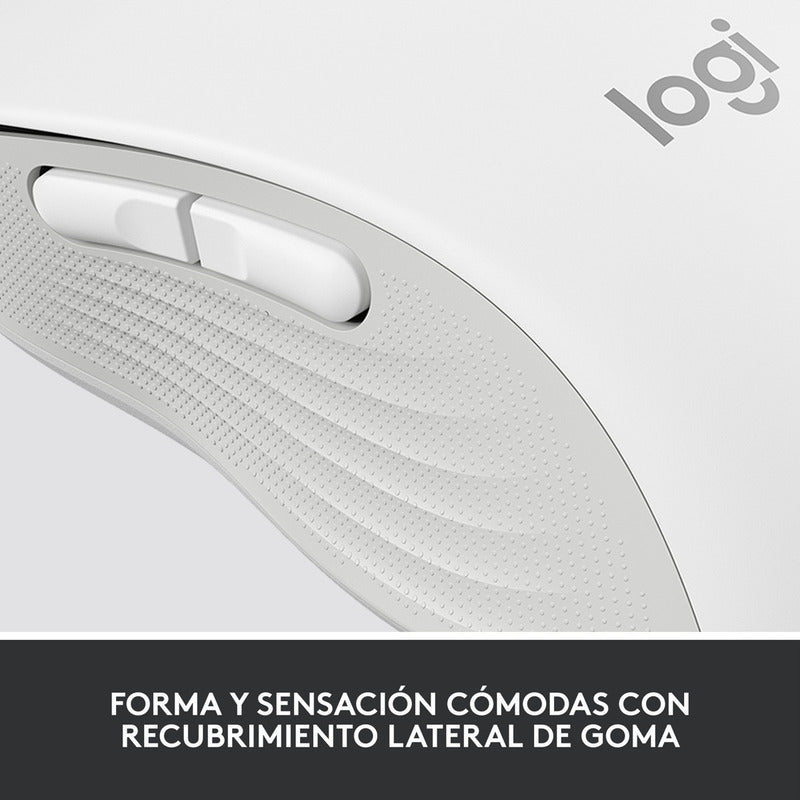 Mouse Inalámbrico / Bluetooth Logitech Signature M650 L, Wht