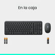 Combo Inalámbrico Bluetooth Logitech MK250 con Diseño Compacto