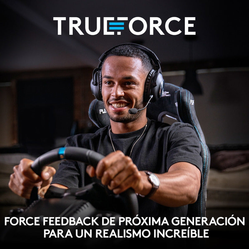 Volante Carreras Logitech G923 Trueforce, Pc / Xbox X|s One Negro