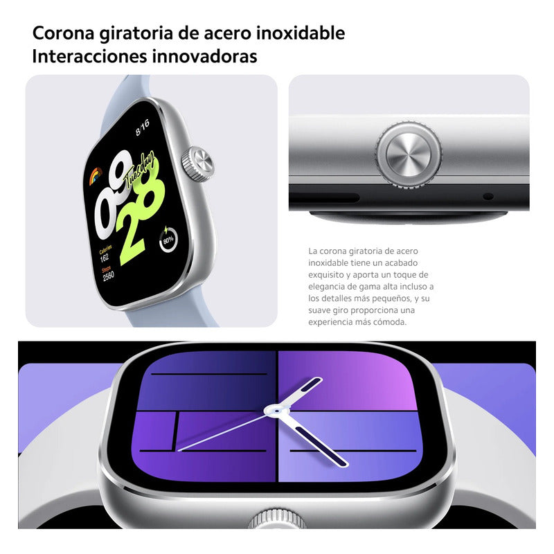 Reloj Inteligente Smartwatch Xiaomi Redmi Watch 4 con Llamadas Bluetooth, Gris