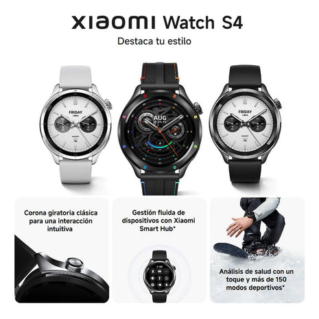 Xiaomi Watch S4, Reloj Inteligente Smartwatch Llamadas, Blk