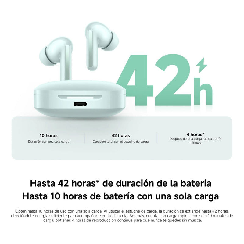 Xiaomi Redmi Buds 6, Auriculares Táctil, Anc 2-mic Ip54, Grn