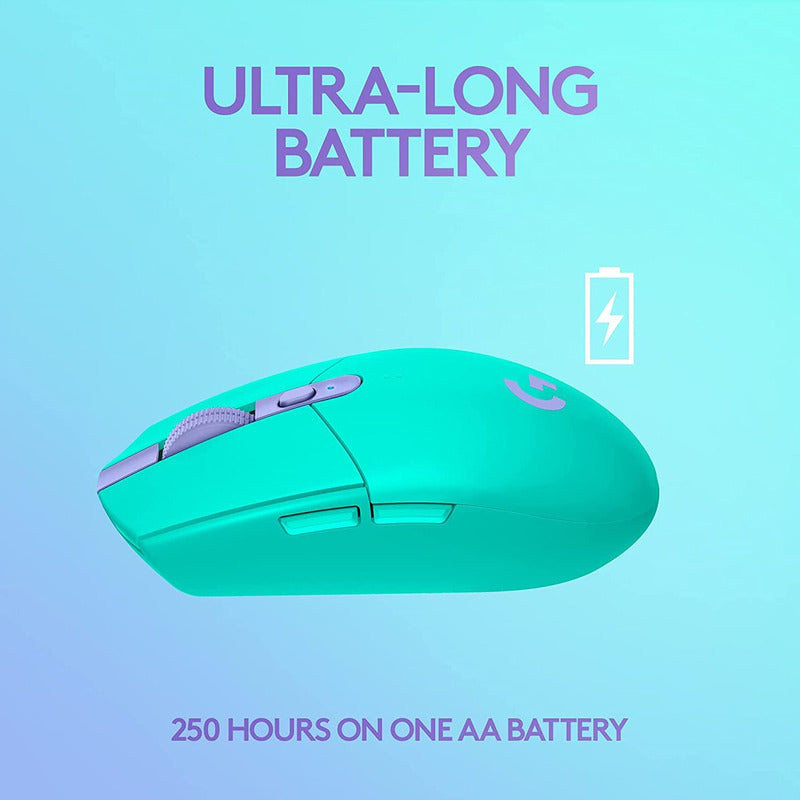 Mouse Gamer Inalámbrico Logitech G305 / 12000dpi - Menta