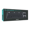 Teclado Mecánico Logitech K835 TKL con Diseño Compacto en Aluminio, Inglés