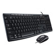 Combo Usb Teclado Multimedia Y Mouse, Logitech Mk200 Media