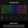 Teclado Gamer Redragon K630-rgb-sp Dragonborn 60%, Sw-red