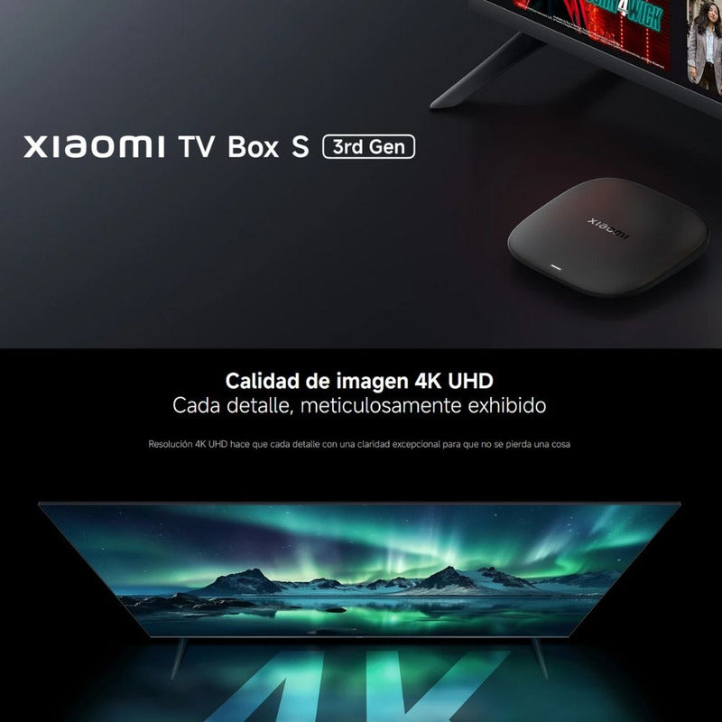 Xiaomi Tv Box S (3nd Gen) 4k Control De Voz 32gb Rom/2gb Ram