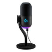 Micrófono Gamer USB Dinámico Premium Logitech G Yeti GX Supercardioide con RGB LIGHTSYNC - Negro