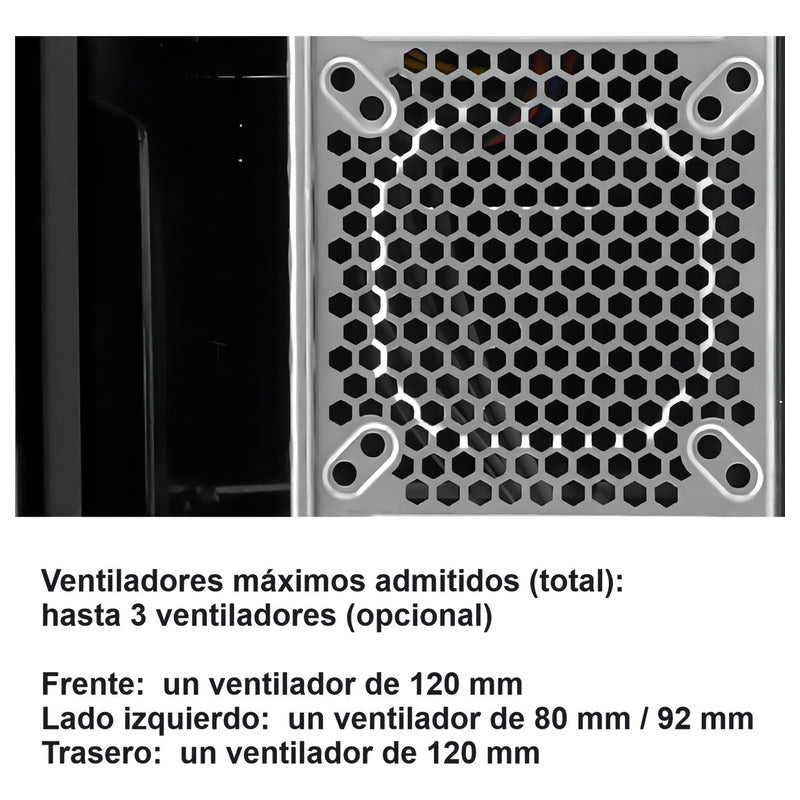 Gabinete Xtech Xtq-214 Mind Tower Atx 600 Watt Con Fuente