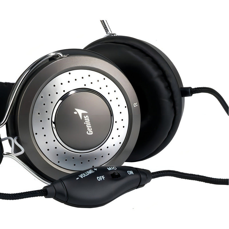 Auricular C/microfono Genius Hs-04su Pc Plug 3.5mm