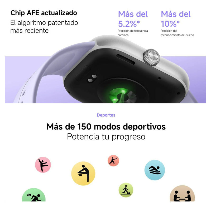 Xiaomi Redmi Watch 5, Smartwatch Llamadas Bluetooth 5atm Gnss, Lavanda