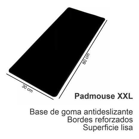 Combo Inalámbrico Delux Multimedia + Alfombrilla Xl 80x30cm