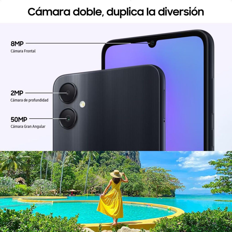 Celular Samsung Galaxy A05 64gb/4gb Verde + Cargador 25w